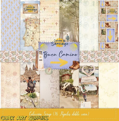 Papers For You Buen Camino 12x12 Inch Scrap Paper Pack (16pcs)
