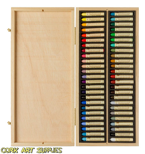 Sennelier Oil Pastel Wooden Box Set 50pk