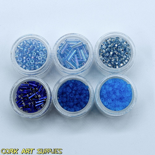 Beads Seed Matsuno 6pk Blue