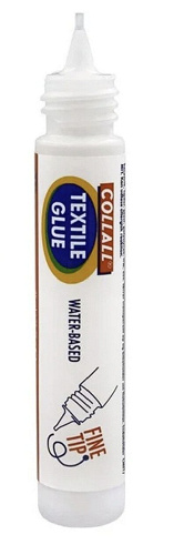 Collall Textile Glue Pen Fine Tip White 25ml