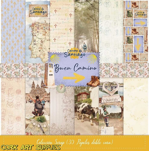 Papers For You Buen Camino 6x6 Inch Scrap Paper Pack (30pcs)