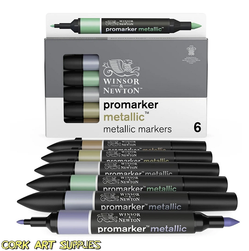 Promarker Set 6pk Metallic