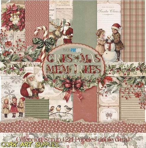 Papers For You Christmas Memories 6x6 Inch Scrap Paper Pack (28pcs)