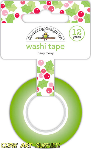 Doodlebug Design Berry Merry Washi Tape (7899)