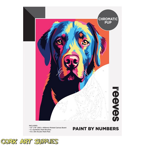 Paint By Numbers Chromatic Pup