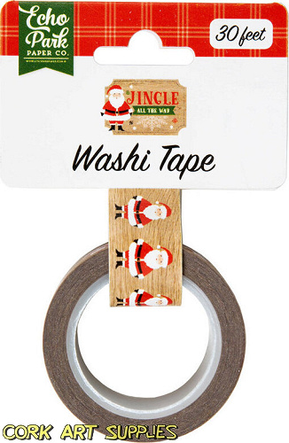 Echo Park Washi Tape Jolly Santa Claus