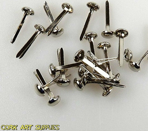Brads 3mm Silver 40pk