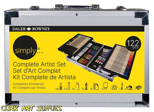 Daler Rowney Simply Artist Case Set 122pk