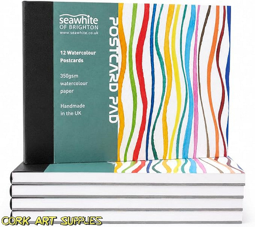 Watercolour Postcard Pad A6 12 Sheets -350gsm