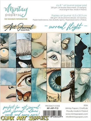 Mintay Art Journal Paper Pad 6x8 Inch Surreal Flight