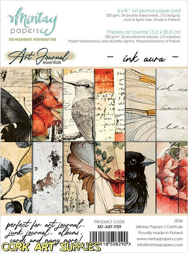 Mintay Art Journal Paper Pad 6x8 Inch Ink Aura