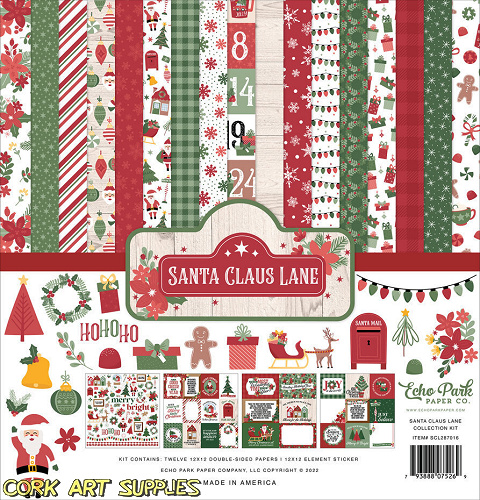 Echo Park Santa Claus Lane 12x12 Inch Collection Kit