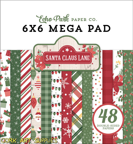 Echo Park Santa Claus Lane 6x6 Inch Cardmakers Mega Pad