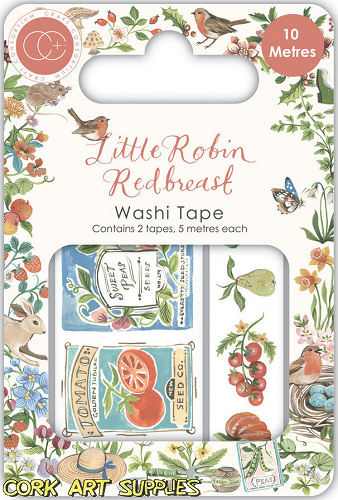 Craft Consortium Little Robin Redbreast Washi Tape