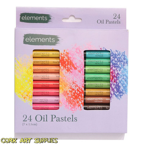 Oil Pastel 24pk Elements