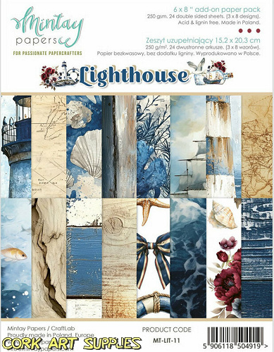Mintay Lighthouse 6x8 Inch Add On Paper Pack
