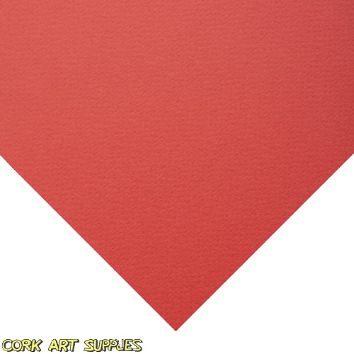 Fabriano Tiziano A4 Sheet 160gm Rosso Fuoco