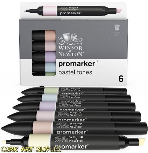 ProMarker Set 6pk Pastel Tone