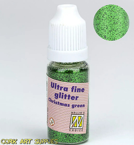 Glitter Fine Xmas Green