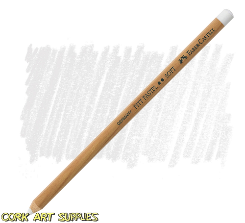 Pastel Pencil Pitt White Soft