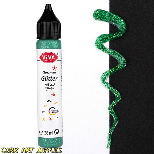 Viva Pen Glitter 28ml Green