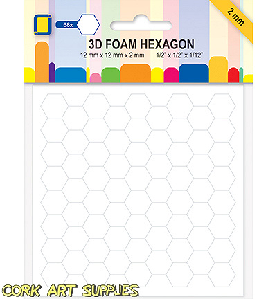 JeJe 3D Foam Hex 12mm x 2mm