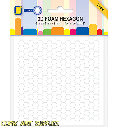 JeJe 3D Foam Hex 6mmm x 2mm