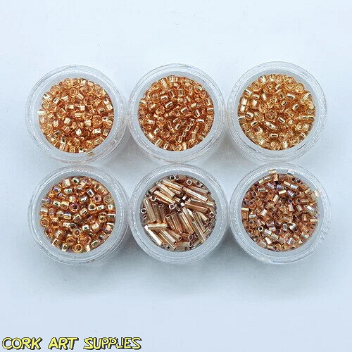 Beads Seed Matsuno 6pk Gold