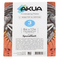 Akua Printmaking Plates 8"x12" 3 pack