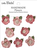 Little Birdie Handmade Flowers Butter Cup Pink Passion