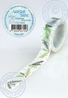 Leane Creatief Washi Tape Christmas Branches, 15mm x 5m.