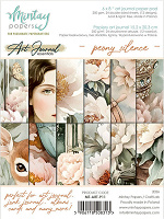 Mintay Art Journal Paper Pad 6x8 Inch Peony Silence