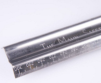 Ruler 12" Metal Maun Safety