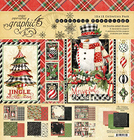 Graphic 45 Merry Ful Greetings 12x12 Inch Collection Pack