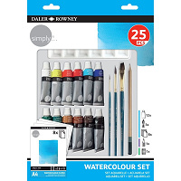 Daler Rowney Simply Watercolour Set 25pk