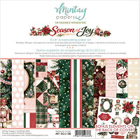 Mintay Season of Joy 8x8 Inch Scrapbooking Paper Set