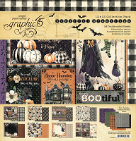 Graphic 45 Bootiful Greetings 12x12 Inch Collection Pack