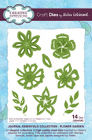 Creative Expressions Helen Colebrook Craft Die Journal Essentials Flower Garden  