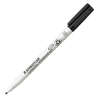 Whiteboard Marker 1mm Blk 10pk