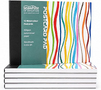Watercolour Postcard Pad A6 12 Sheets -350gsm