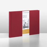 Hahnemuhle Hardback A5 Landscape Red 140gm 80 pages