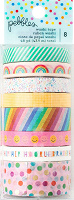 American Crafts Pebbles All The Cake Washi Tape (8pcs)