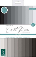 Craft Consortium The Essentials A4 Premium Cardstock Pad Grey Tones
