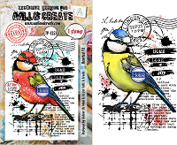 Aall And Create Hearted Nature A7 Stamp Sets Hearted Tit by Autour De Mwa & Co
