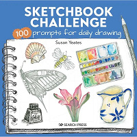 Book Sketchbook Challenge: 100 Prompts for daily drawing