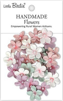 Little Birdie Handmade Flowers Pearl Petites Fairy Garden 30pcs