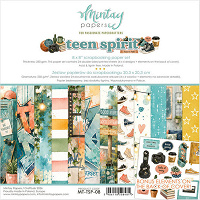 Mintay Teen Spirit 8x8 Inch Scrapbooking Paper Set
