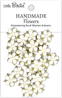 Little Birdie Handmade Flowers Elira Ivory Pearl 24pcs