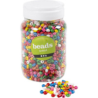 Beads Wooden 400ml Assorted