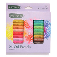 Oil Pastel 24pk Elements